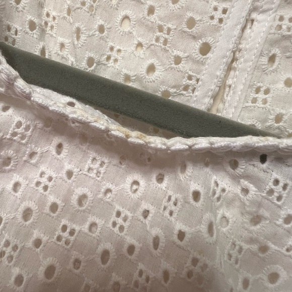 Lilly Pulitzer White Eyelet and Pink Striped Dress - Picture 9 of 9